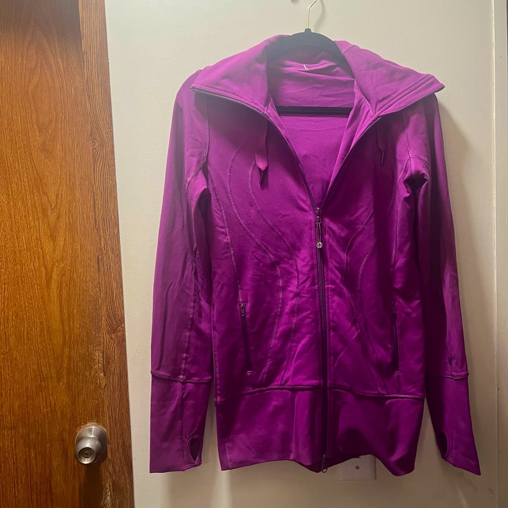 Lululemon purple define jacket size 6 athletic athleisure workout gym